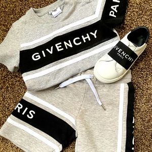 Toddler designer shorts set & sneakers (authentic)